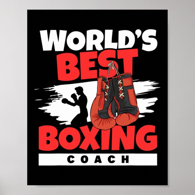 Affiche Meilleur club de boxe de coach de boxe du monde Ki (Devant)