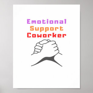 Affiche Meilleur collaborateur d'aide émotionnelle