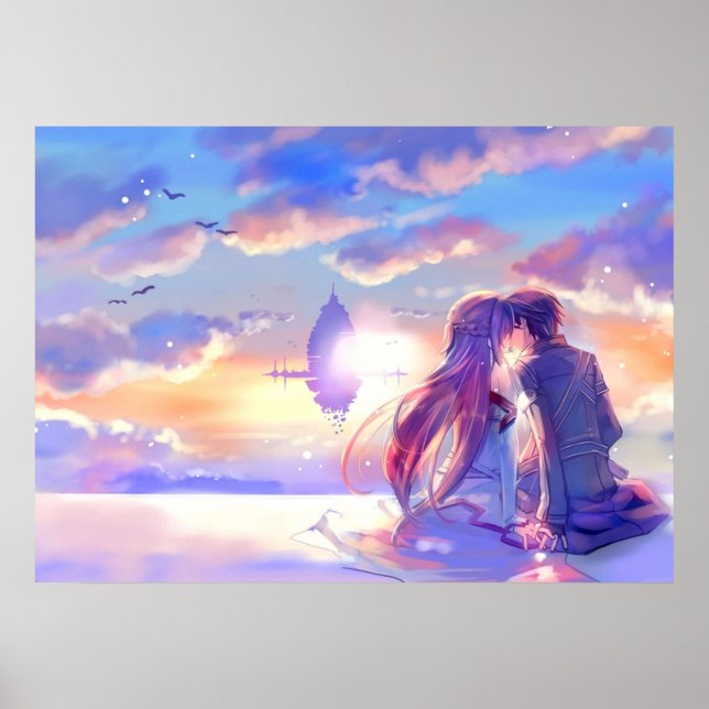 Affiche Meilleur couple Asuna et Kirito (Devant)
