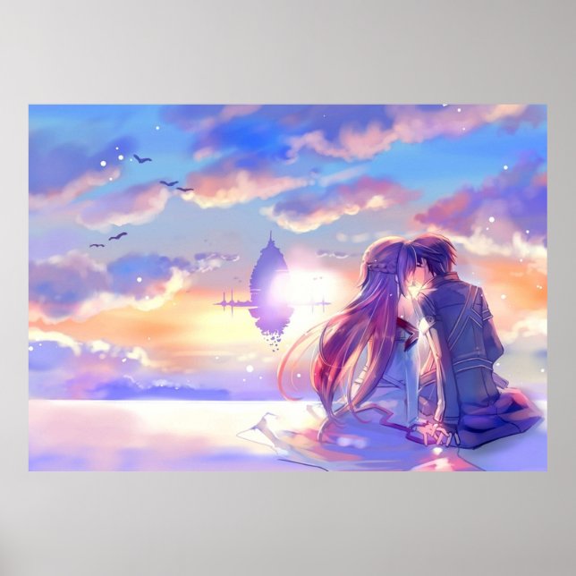 Affiche Meilleur couple Asuna et Kirito (Devant)