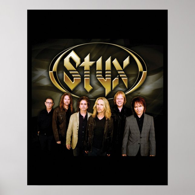 Affiche Meilleur De STYX Band Retro 80s Style Pour Fans (Devant)