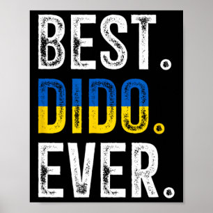 Affiche Meilleur Dido jamais Grand-père ukrainien Grand-pa