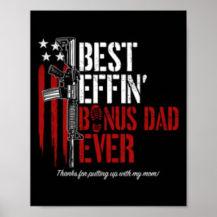 Affiche Meilleur Effet Bonus Papa Jamais Papa Droits d'Arm
