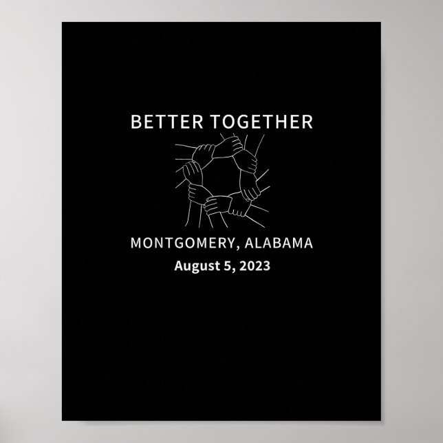 Affiche Meilleur Ensemble Montgomery Alabama Style Classiq (Devant)