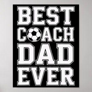 Affiche Meilleur entraîneur de champion de soccer Papa Ath