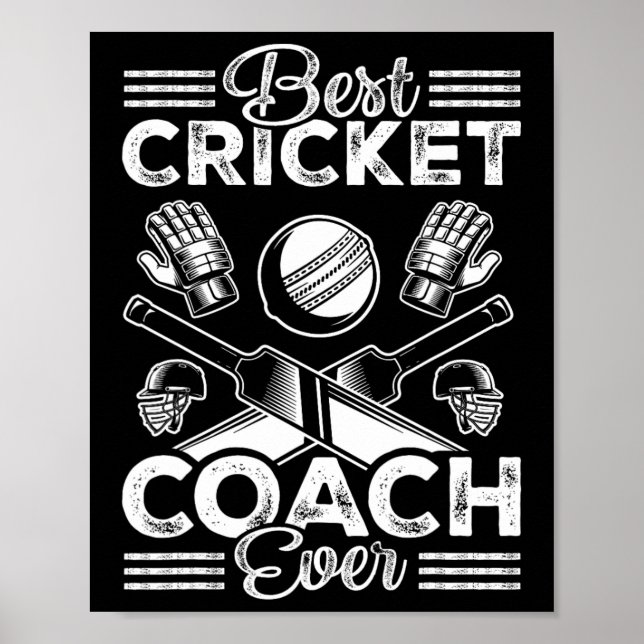 Affiche Meilleur entraîneur de cricket de tous les temps  (Devant)