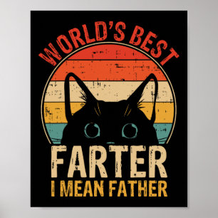 Affiche Meilleur Farter Je Veux Dire Père Funny Fête des p