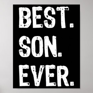 Affiche Meilleur Fils Jamais Drôle Cool de famille