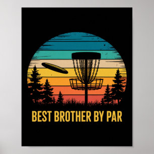 Affiche Meilleur frère par joueur de golf au disque par Fr