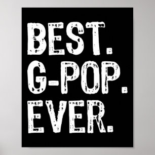 Affiche Meilleur G-pop Ever Cool de famille Funny Gpop