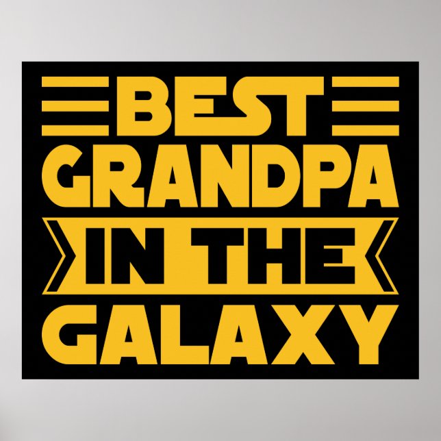 Affiche Meilleur Grand-Père Dans La Galaxie (Devant)