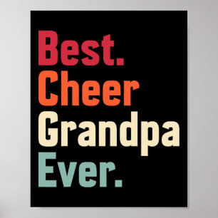 Affiche Meilleur Grand-Père de Cheer Ever - Grand-Père Che