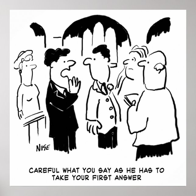 Affiche Meilleur homme Avertissement à la mariée (Devant)