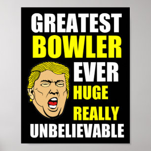 Affiche Meilleur joueur de quilles Drôle Cadeau Bowling Do