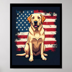 Affiche Meilleur Labrador pour hommes femmes chien lab jau