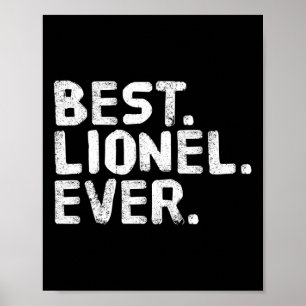 Affiche Meilleur. Lionel. Jamais. Drôle Nom Personnalisé P