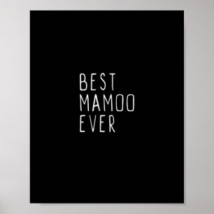 Affiche meilleur mamoo jamais famille drôle cool swea