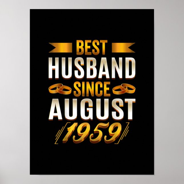 Affiche Meilleur Mari depuis août 1959 - Funny 61st (Devant)