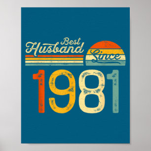 Affiche Meilleur mari depuis l'anniversaire de mariage de