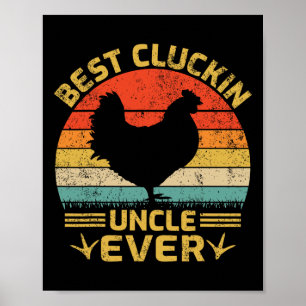 Affiche Meilleur Oncle Qui Ait Jamais Caqueté Ever Vintage