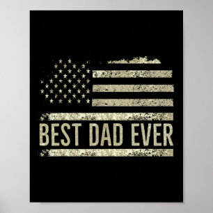 Affiche Meilleur papa jamais Fête des pères Anniversaire 4