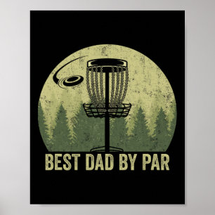 Affiche Meilleur Papa Par Vintage Disc Fun Drôle De Fête D