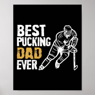 Affiche Meilleur papa puckant jamais Retro entraîneur de h