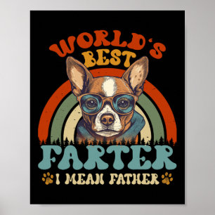 Affiche Meilleur Pète Je Veux Dire Père Meilleur Papa Jama