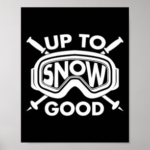 Affiche Meilleur Snowboard Ski Ride Cadeau Skieurs Mignonn