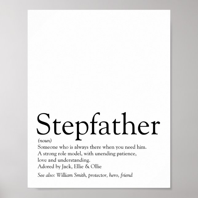 Affiche Meilleur Stepfather jamais connu du monde, Stepdad (Devant)