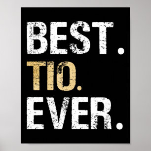 Affiche Meilleur Tio Jamais Espagnol Latin Mexicain Cadeau