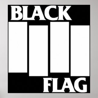 Affiche Meilleur Vendeur Black Flag Merchandises