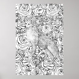 Affiche Meilleure amie Husky