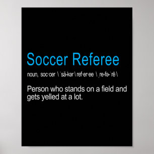 Affiche Meilleure Définition d'Arbitre de Football Hilaran