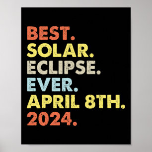 Affiche Meilleure Éclipse Solaire Jamais Avril 8 Avril 202