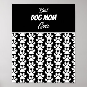 AFFICHE MEILLEURE MAMAN DE CHIEN JAMAIS