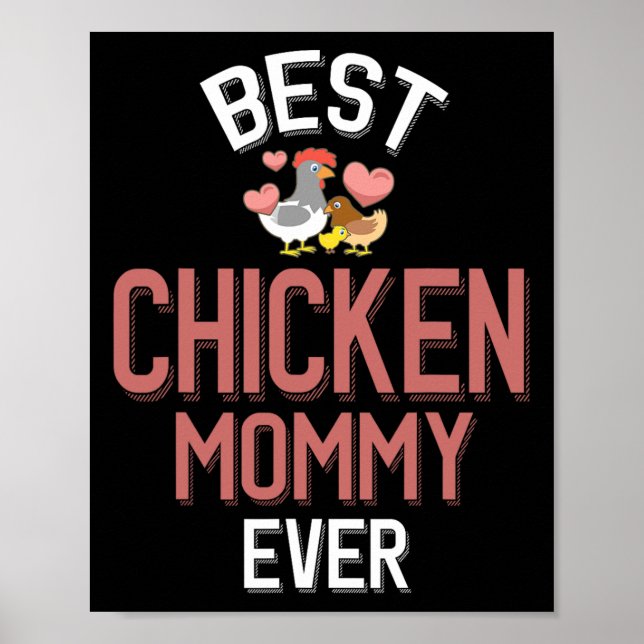 Affiche Meilleure maman poule jamais _1  (Devant)