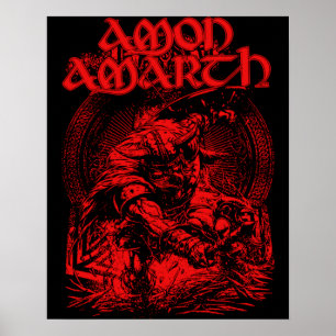 Affiche Meilleure Merch of Amon Amarth Band Music Fan Cade