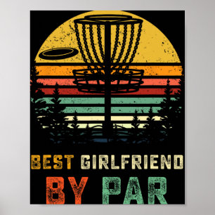 Affiche Meilleure petite amie disc golf Gf Frisbees Disk G