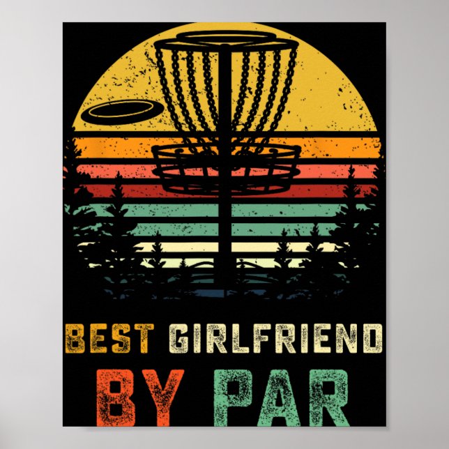 Affiche Meilleure petite amie disc golf Gf Frisbees Disk G (Devant)