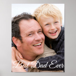 Affiche Meilleure photo de Fête des pères papa