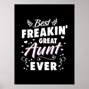Affiche Meilleure Tante Géniale Ever