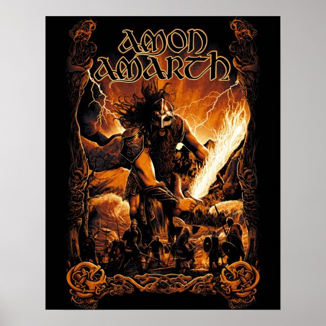 Affiche Meilleure Vente Amon Amarth En Concert (Devant)
