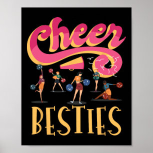 Affiche Meilleures Amies de Cheer pour les Amoureux de Che