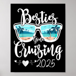 Affiche Meilleures Amies en Croisière 2025 Filles Correspo