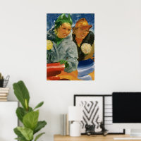 Meilleures amies vintage ! Femmes élégantes et sty