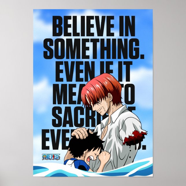 Affiche Meilleures Citations D'Anime Sur Le Sacrifice (Devant)