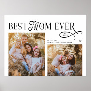 Affiche Meilleures photos de maman pour la fête des mères