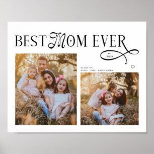 Affiche Meilleures photos de maman pour la fête des mères