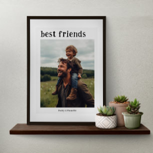 Affiche Meilleurs amis   Photo papa & moi